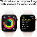 Apple Watch Series 10 GPS, Silver Aluminiumtok 46mm, Blue Cloud Sport Loop