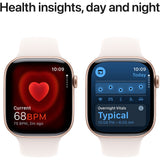 Apple Watch Series 10 GPS, Silver Aluminiumtok 46mm, Blue Cloud Sport Loop