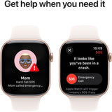 Apple Watch Series 10 GPS, Silver Aluminiumtok 46mm, Blue Cloud Sport Loop