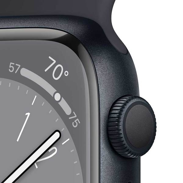 Használt - Apple Watch 8, Cellular, Midnight alumínium tok, 41 mm, Midnight Sport Band - Akkumlátor állapot 100%