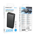 Baterie Externa Borofone BJ80A Clever, 20000mAh, 22.5W, QC + PD, 1 x USB-C - 2 x USB-A