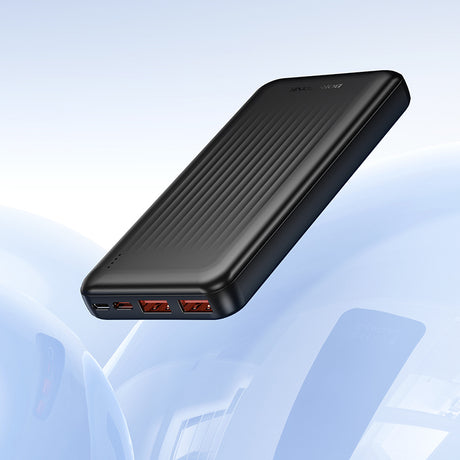 Baterie Externa Borofone BJ80A Clever, 10000mAh, 22.5W, QC + PD, 1 x USB-C - 2 x USB-A - Neagra - NotebookGsm