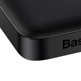 Baterie Externa Baseus BIPOW, 10000mAh, 15W, PD, 1 x USB-C - 2 x USB-A, Neagra PPBD050001