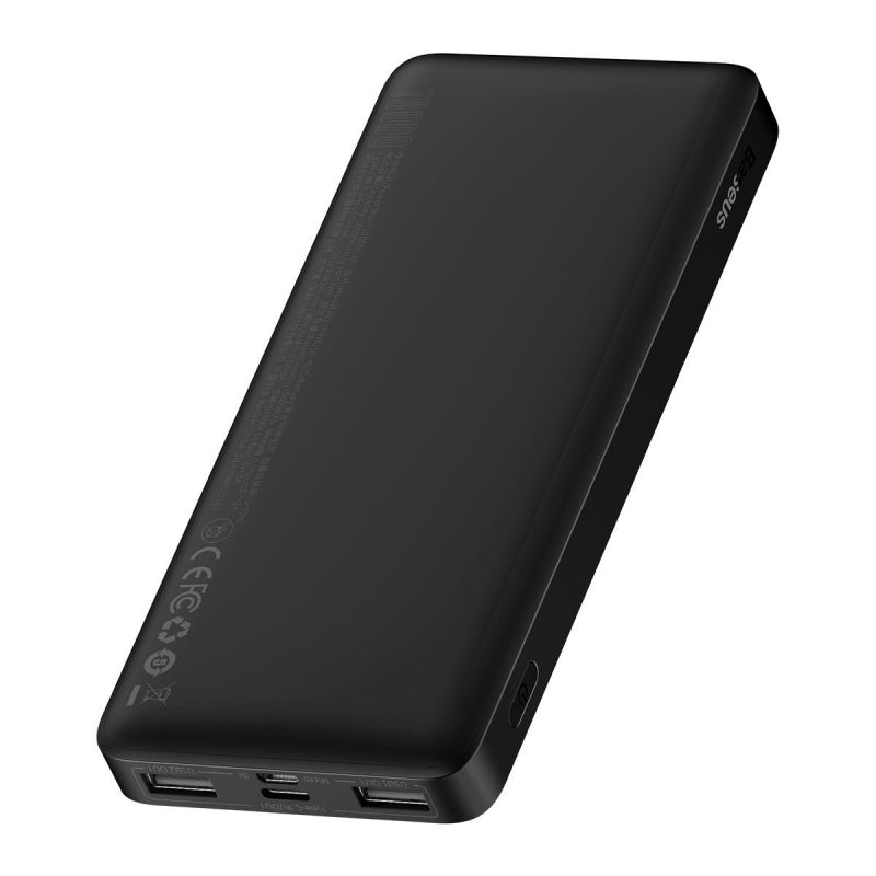 Baterie Externa Baseus BIPOW, 10000mAh, 15W, PD, 1 x USB-C - 2 x USB-A, Neagra PPBD050001