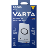 Baterie Externa Wireless Varta, 20000mAh, 18W, QC + PD, 2 x USB-A - 1 x USB-C