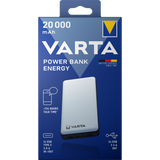 Baterie Externa Varta Energy, 20000mAh, 15W, 2 x USB-A - 1 x USB-C