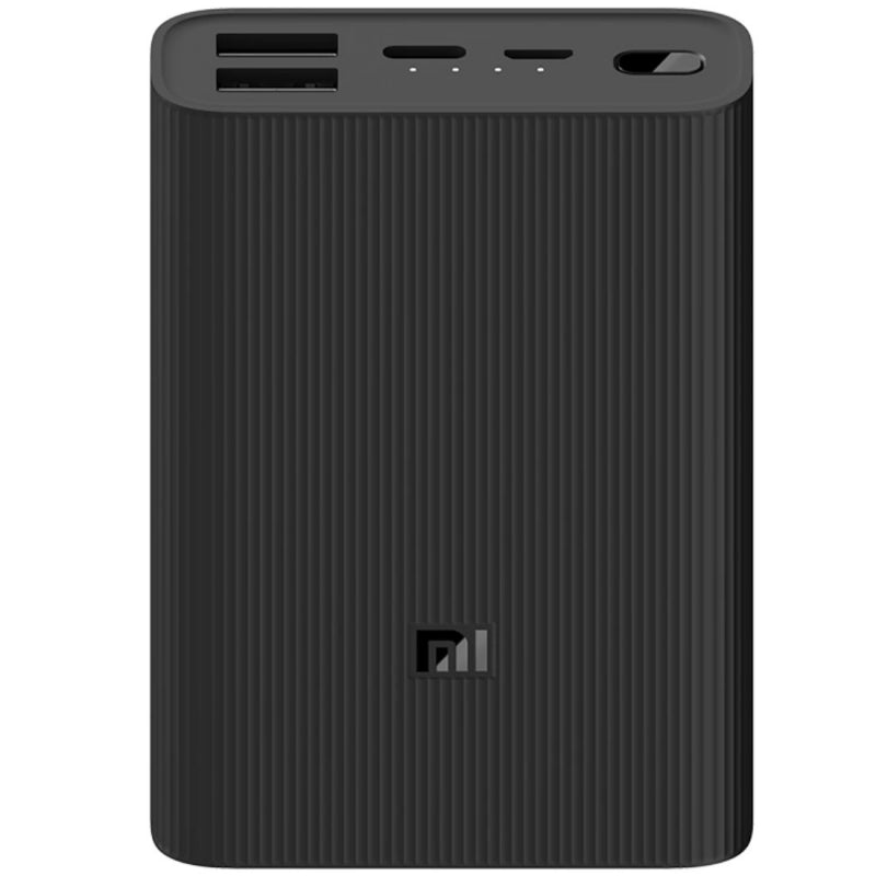 Baterie Externa Xiaomi MI 3 Ultra Compact, 10000mAh, 22.5W, QC + PD, 2 x USB-A - 1 x USB-C, Neagra BHR4412GL