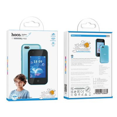 Telefon mobil pentru copii Hoco Y102, card Nano 2G, 2,8" 800mAh, cu camera - Roz - NotebookGsm