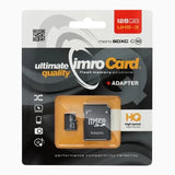 IMRO microSD memóriakártya 32GB / 64GB / 128GB 100MB/s 10-es osztály UHS 3 SD adapterrel