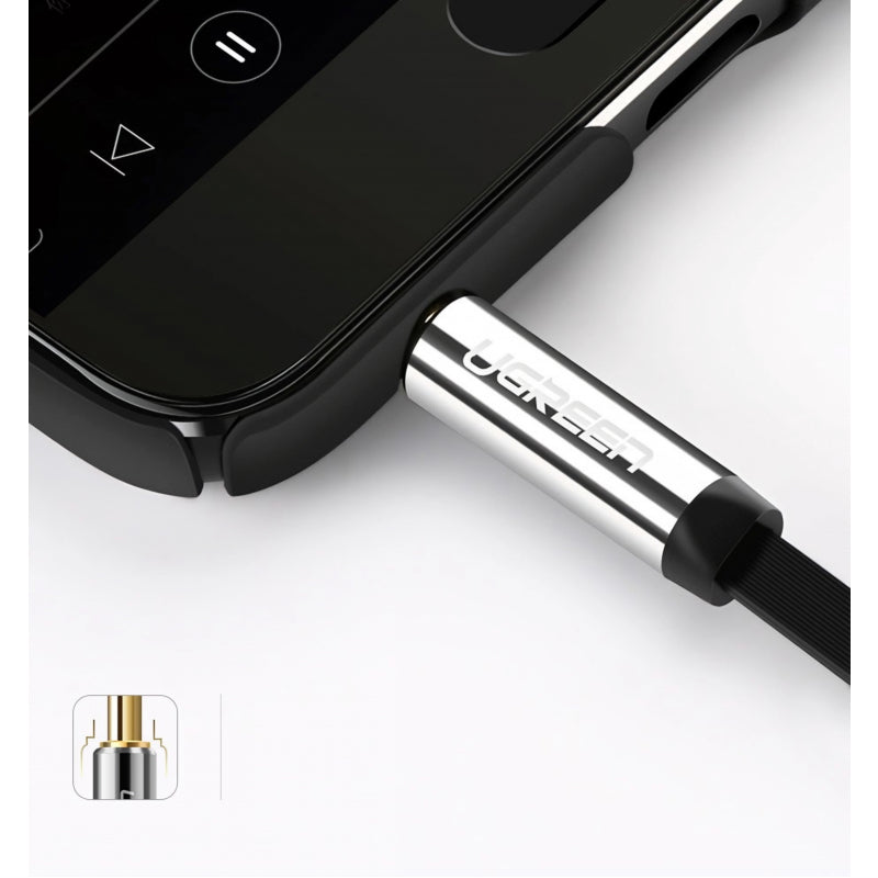 Cablu Audio 3.5mm - 3.5mm UGREEN AV119 Angled, 1.5m