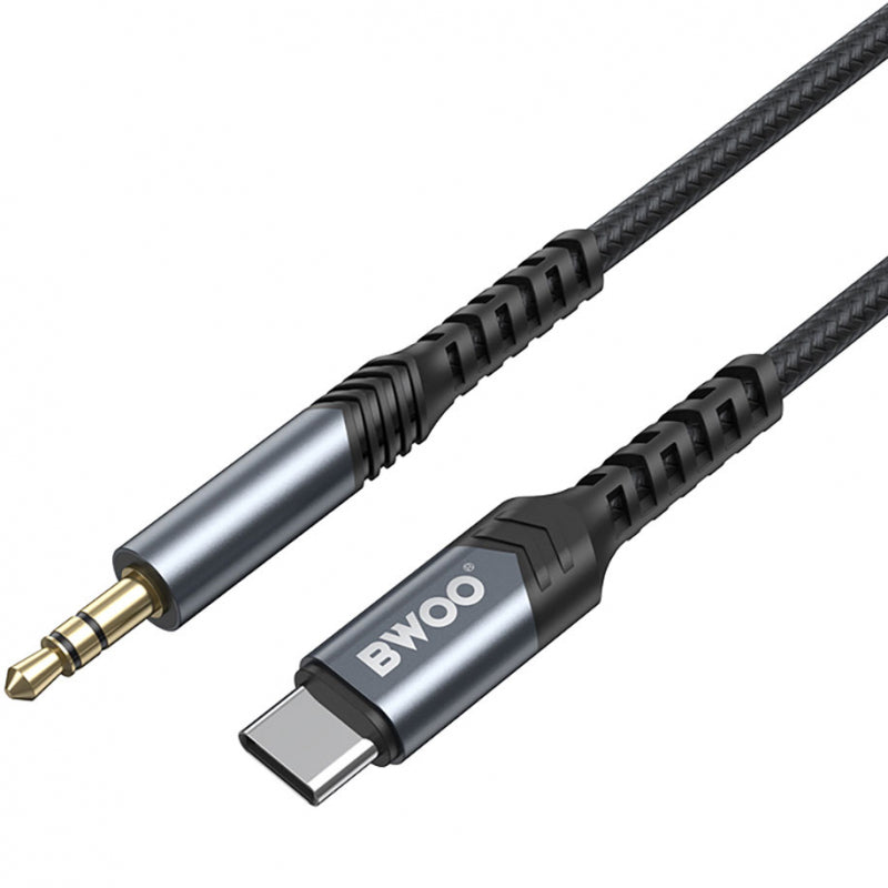 Cablu Audio USB-C - 3.5mm BWOO BO-AUX066, 1.2m