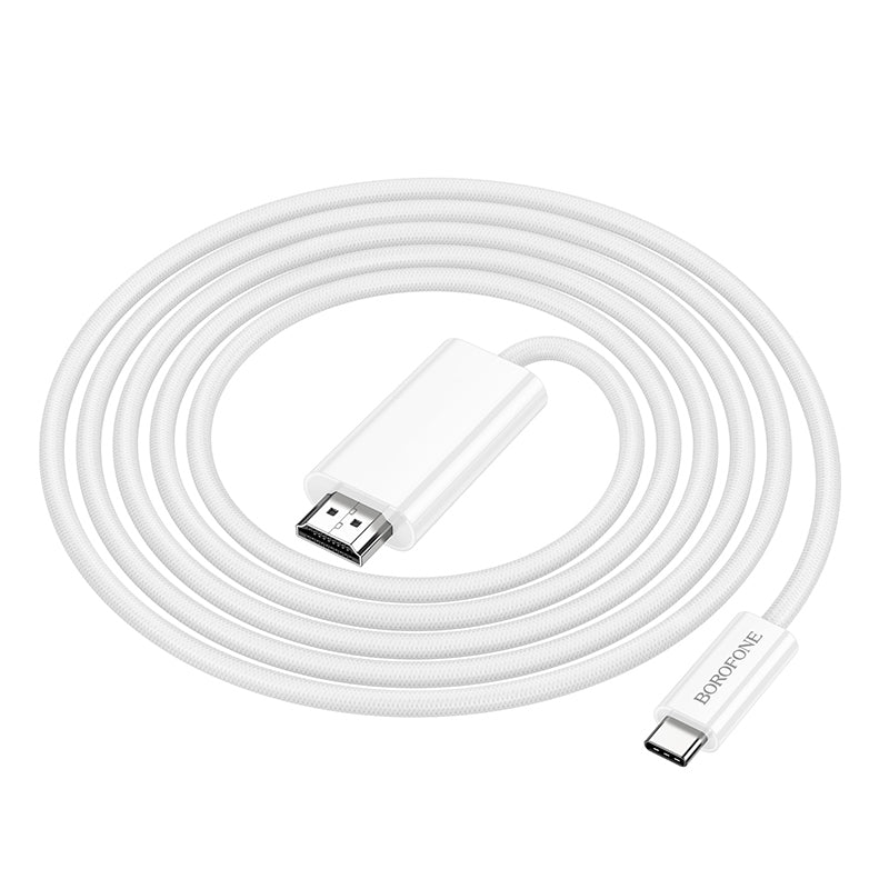 Cablu Audio si Video USB-C - HDMI Borofone DH10, 1.8m