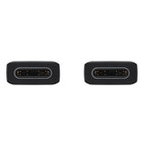 Cablu Date si Incarcare USB-C - USB-C Samsung EP-DA705, 25W, 1m, Negru EP-DA705BBEGWW