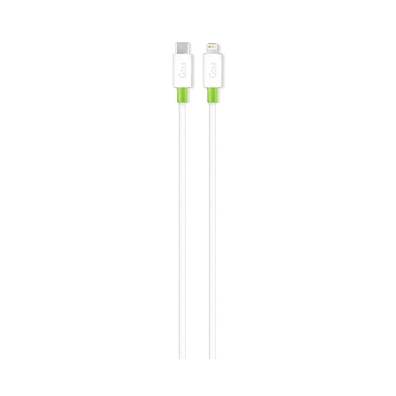 Cablu Date si Incarcare USB-C - Lightning Goui Classic, 18W, 3m, Alb G-CLASSICC943M-W