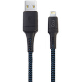 Cablu Date si Incarcare USB-A - Lightning Goui Tough, 18W, 1.5m, Bleumarin G-LC15-8PINBK