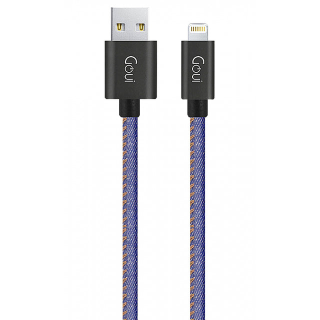 Cablu Date si Incarcare USB-A - Lightning Goui, 18W, 1m, Bleumarin G-8PINFASHIONJ