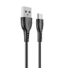 Cablu Date si Incarcare USB-A - USB-C Borofone BX51 Triumph MP, 18W, 1m