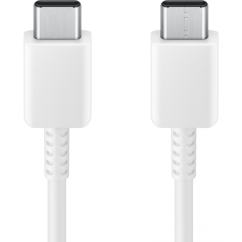 Cablu Date si Incarcare USB-C - USB-C Samsung EP-DA705BWE, 25W, 1m, Alb GP-TOU021RFBWW