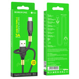 Cablu Date si Incarcare USB-A - USB-C Borofone BX92 Advantage, 18W, 1m