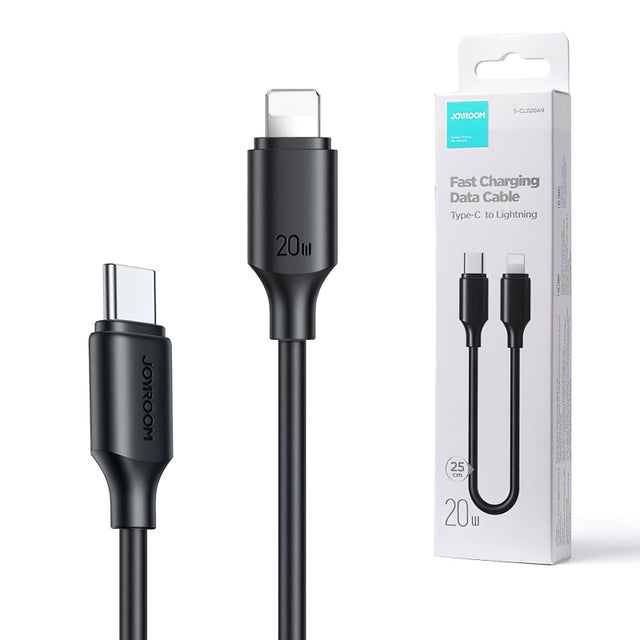 Cablu Date si Incarcare USB-C - Lightning Joyroom S-CL020A9, 20W, 0.25m