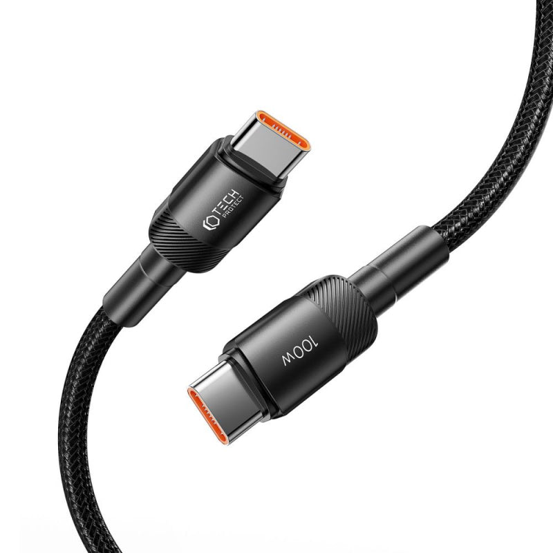 Cablu Date si Incarcare USB-C - USB-C Tech-Protect Ultraboost EVO, 100W, 3m