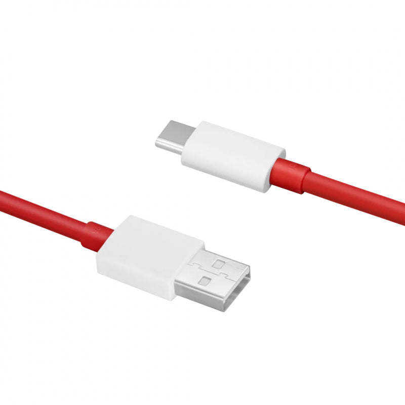 Cablu Date si Incarcare USB-A - USB-C OnePlus DL129, 100W, 1m, Rosu 5461100530