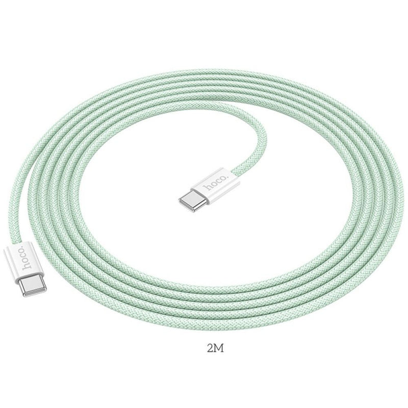 Cablu Date si Incarcare USB-C - USB-C HOCO X104, 60W, 2m