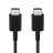 Cablu Date si Incarcare USB-C - USB-C Samsung EP-DA705, 25W, 1m, Negru EP-DA705BBEGWW