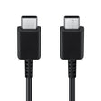 Cablu Date si Incarcare USB-C - USB-C Samsung EP-DA705, 25W, 1m, Negru EP-DA705BBEGWW