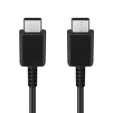 Cablu Date si Incarcare USB-C - USB-C Samsung EP-DA705, 25W, 1m, Negru EP-DA705BBEGWW