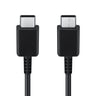 Cablu Date si Incarcare USB-C - USB-C Samsung EP-DA705, 25W, 1m, Negru EP-DA705BBEGWW