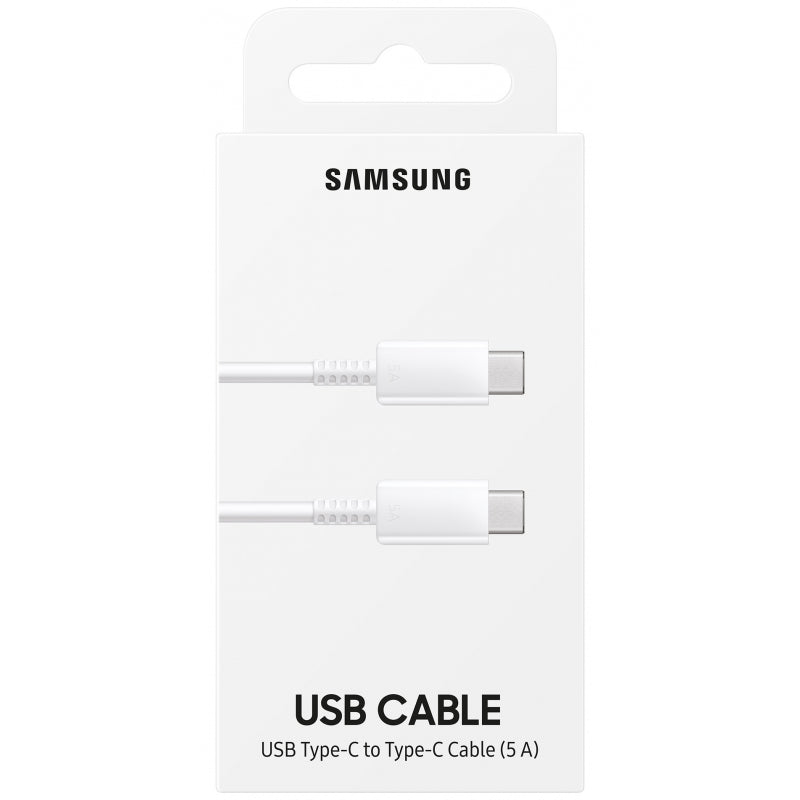 Cablu Date si Incarcare USB-C - USB-C Samsung EP-DN975, 100W, 1m, Alb EP-DN975BWEGWW