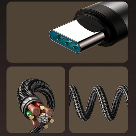 Adat- és töltőkábel USB-C - USB-C Joyroom S-A56 EnjoyX döntött, 60W, 1.2m