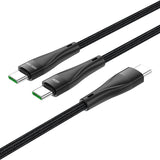 Cablu Date si Incarcare USB-C - USB-C HOCO U102 Super, 100W, 1.2m