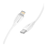 Cablu Date si Incarcare USB-C - Lightning BLUE Power B1BX19, 18W, 1m