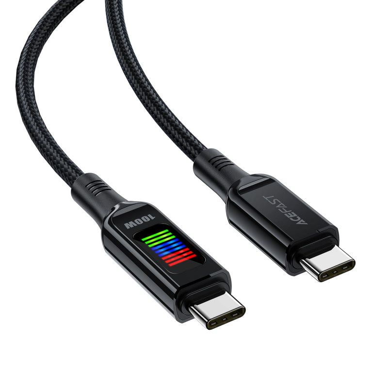 Cablu Date si Incarcare USB-C - USB-C Acefast C7-03, 100W, 1.2m