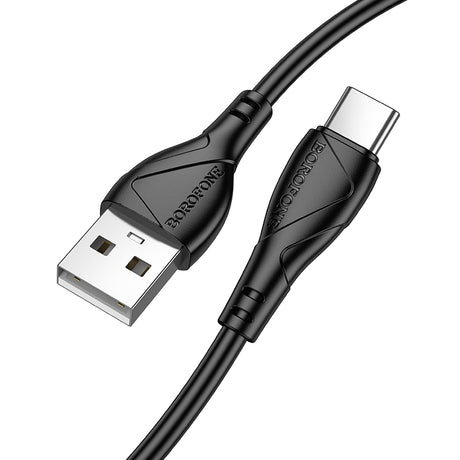 Borofone BX121 Energy USB-A - USB-C adat- és töltőkábel, 18W, 1m