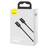 Cablu Date si Incarcare USB-C - Lightning Baseus Superior Series, 20W, 1m, Negru CATLYS-A01