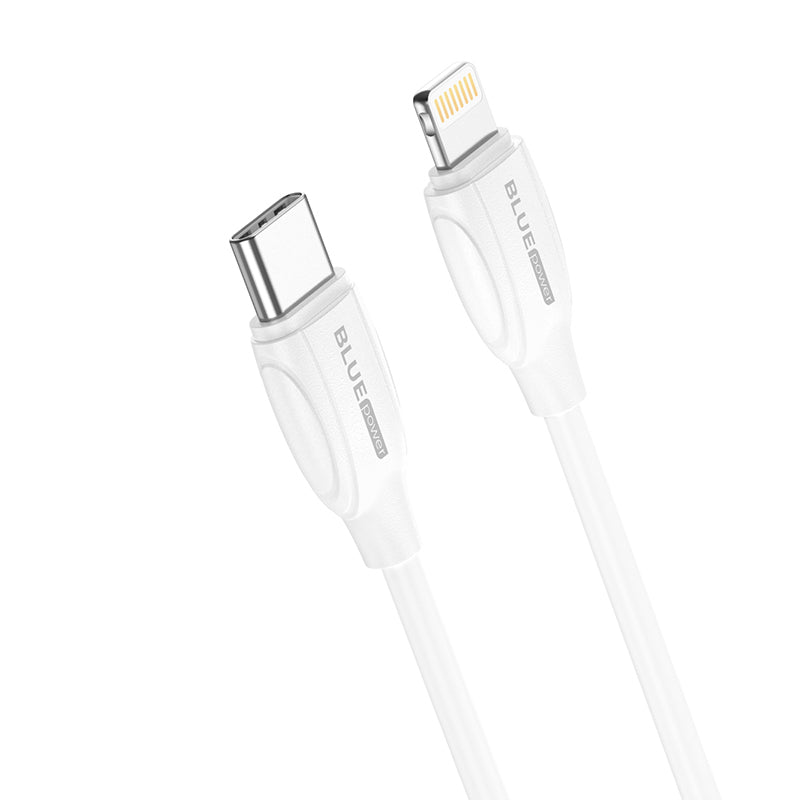 Cablu Date si Incarcare USB-C - Lightning BLUE Power B2BX19, 18W, 2m