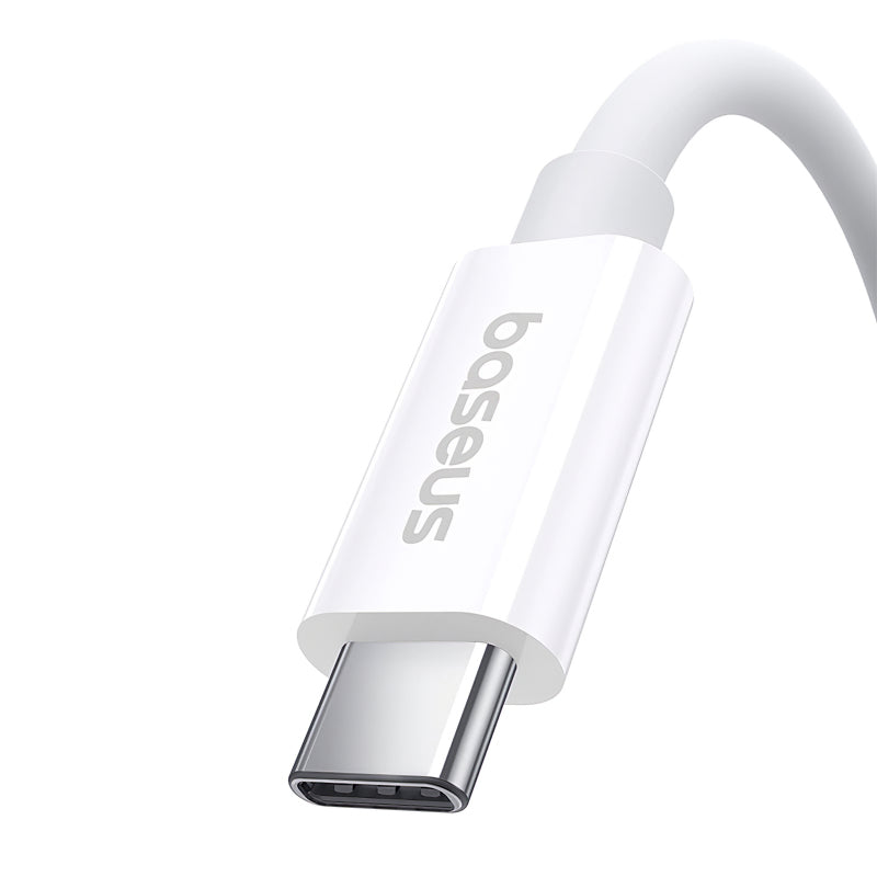 Cablu Date si Incarcare USB-C - USB-C Baseus Superior Series 2, 240W, 1m, Alb P10365200211-02