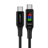 Cablu Date si Incarcare USB-C - USB-C Acefast C7-03, 100W, 1.2m