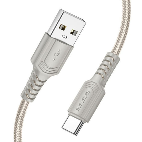 Borofone BX116 Certain USB-A - USB-C adat- és töltőkábel, 18W, 1m