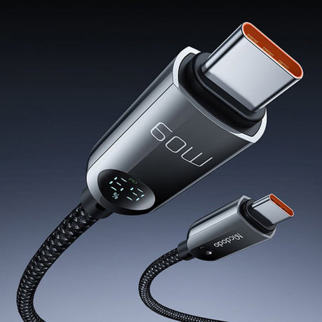 USB-C adat- és töltőkábel - USB-C McDodo CA-4780 kijelző, 60W, 1,2m