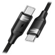 Cablu Date si Incarcare USB-C - USB-C Veger CC02, 100W, 5A, 1.5m, Black - Default Title - NotebookGsm