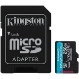 Card Memorie microSDXC Kingston Canvas Go Plus, 256Gb, Clasa 10 / UHS-1 U3, Cu Adaptor SDCG3/256GB