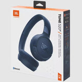 Casti audio wireless on-ear JBL Tune 520BT, JBL Pure Bass Sound, Bluetooth 5.3, Asistent vocal, Blue (albastru) - NotebookGsm