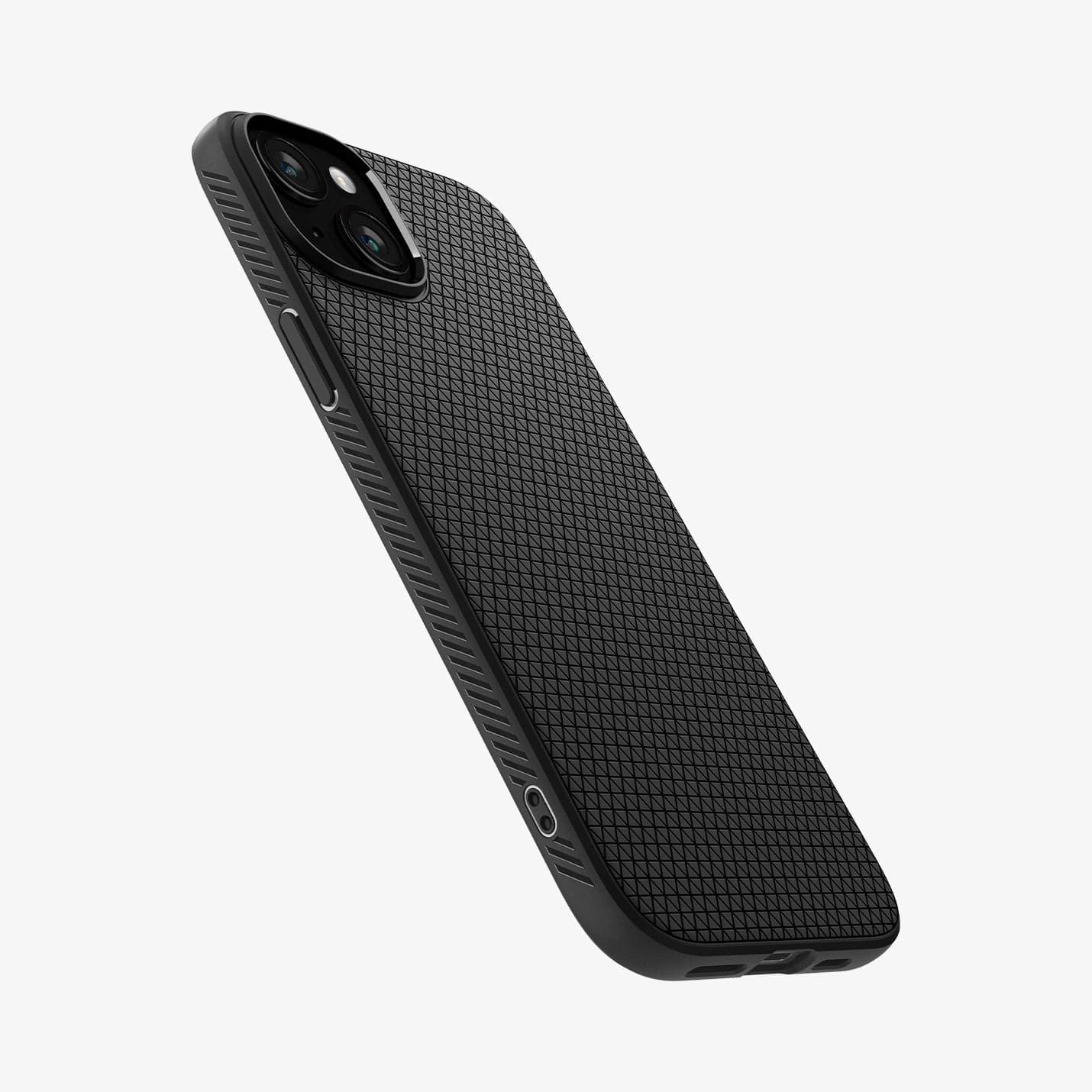 Spigen Liquid Air tok, iPhone 15-tel kompatibilis, matt fekete