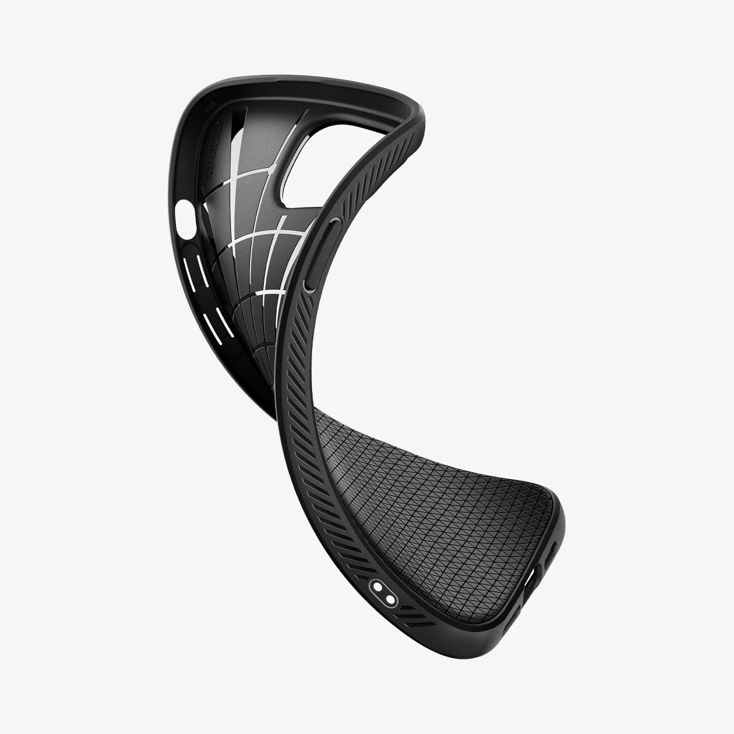 Spigen Liquid Air tok, iPhone 15-tel kompatibilis, matt fekete