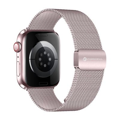 Forcell rozsdamentes acél szíj, Apple Watch 42 / 44 / 45 / 49 mm