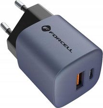 Forcell 33W USB-C + USB-A hálózati töltő, Quick Charge 4.0, Power Delivery